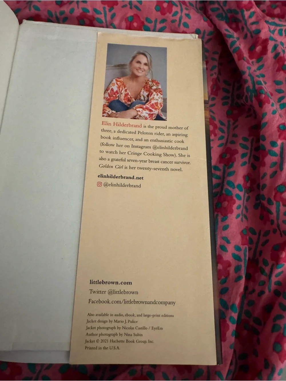 Elin Hilderbrand - Golden Girl - Hardcover